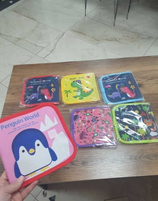 Silinebilir  Doodle Çizim Defteri Tablet 6 Adet Kalem ve 2 Adet Silme Mendil Hediye