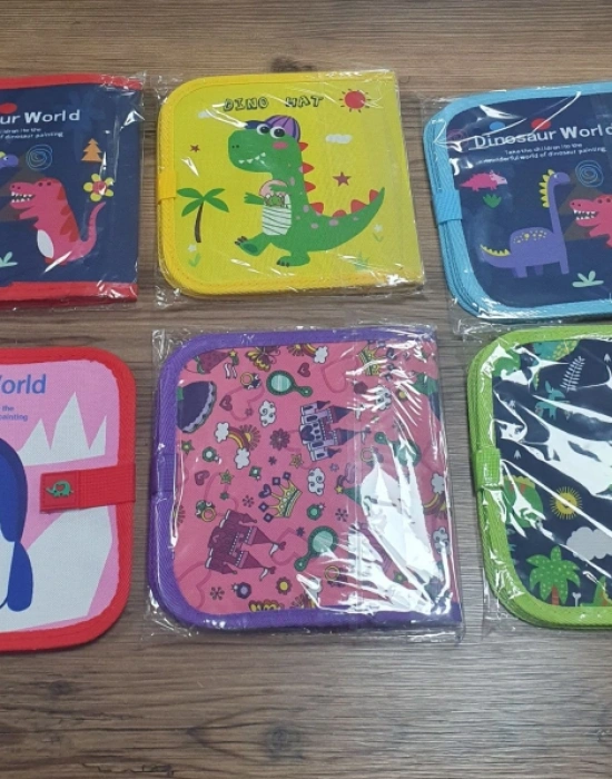 Silinebilir  Doodle Çizim Defteri Tablet 6 Adet Kalem ve 2 Adet Silme Mendil Hediye