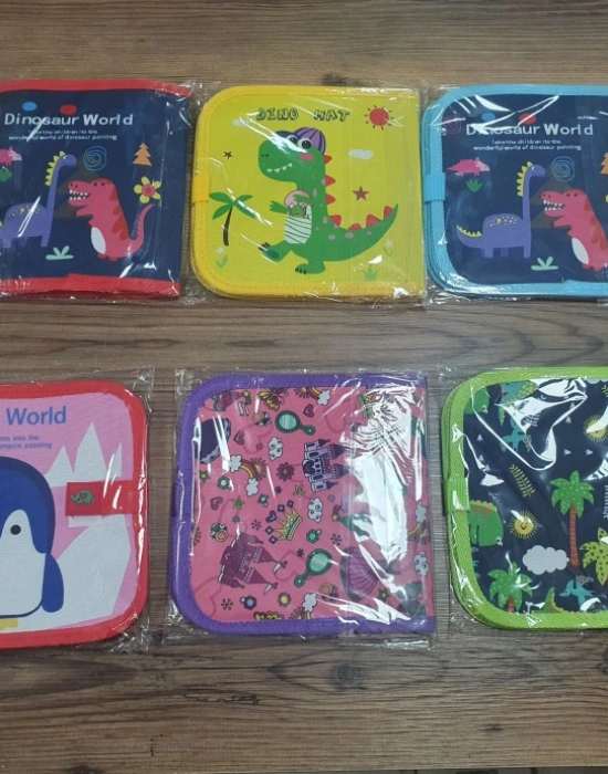 Silinebilir  Doodle Çizim Defteri Tablet 6 Adet Kalem ve 2 Adet Silme Mendil Hediye