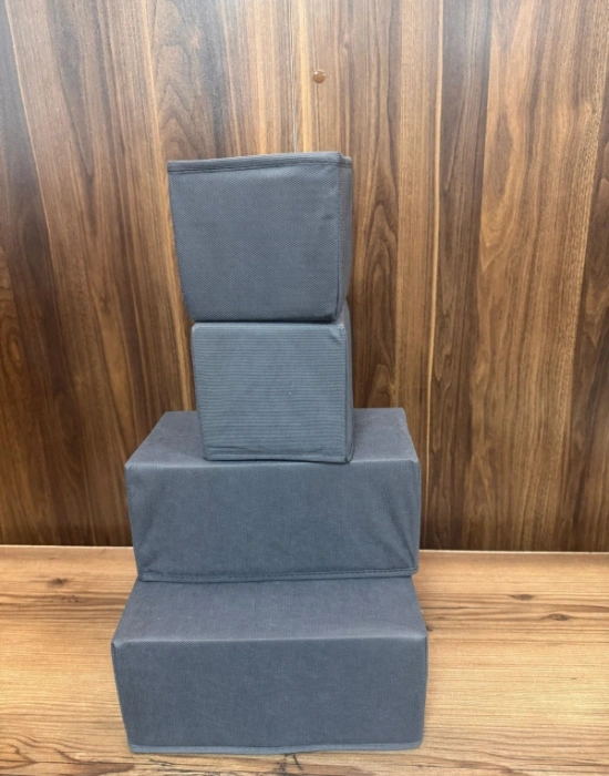 P. 4Lü Antrasit Çekmece İçi Organizer Kutu Düzenleyici Sepet Seti