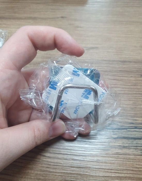 Krom Yapışkanlı Bulaşık Sünger Tutucu Evye Düzenleyici Süngerlik 5 x 5 Cm