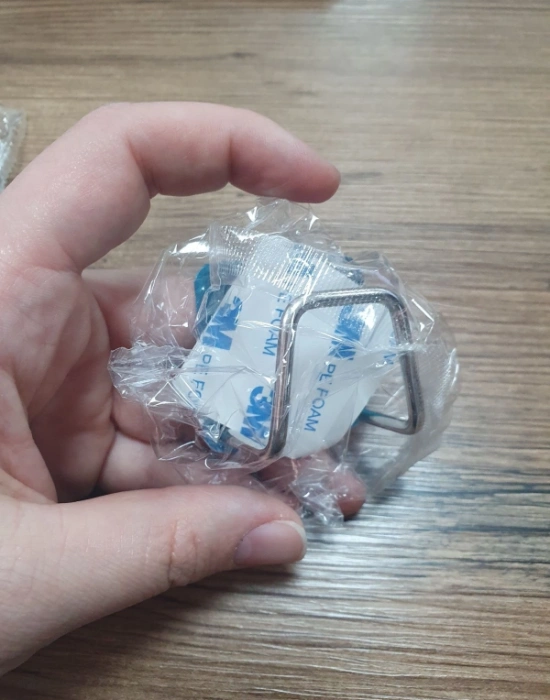 Krom Yapışkanlı Bulaşık Sünger Tutucu Evye Düzenleyici Süngerlik 5 x 5 Cm