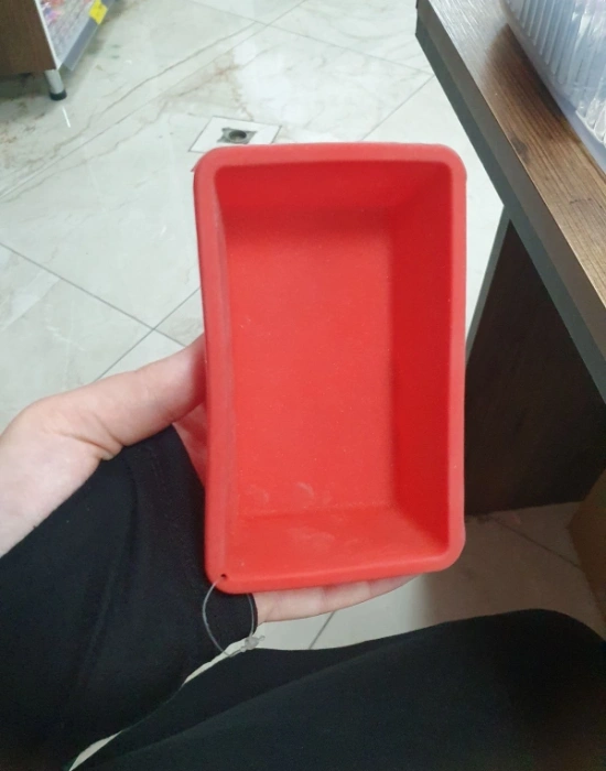 Mini Dikdörtgen Silikın Kek Kalıbı