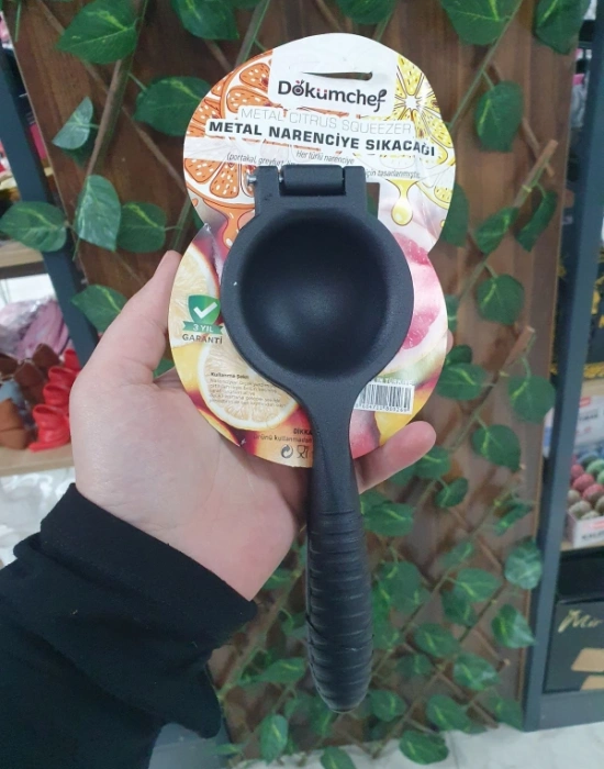 Döküm Limon Sıkacak Siyah