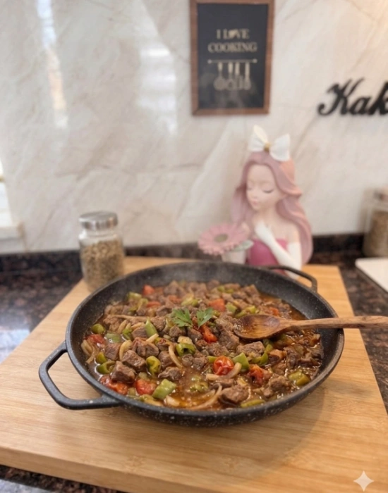 Chefiora Marka Döküm Büyük Boy Saç Kavurma Tavası 36 x 6 Cm