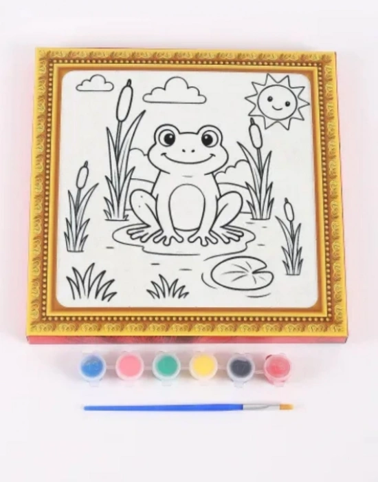 Kanvas Boyama Seti Fırça Hediyeli