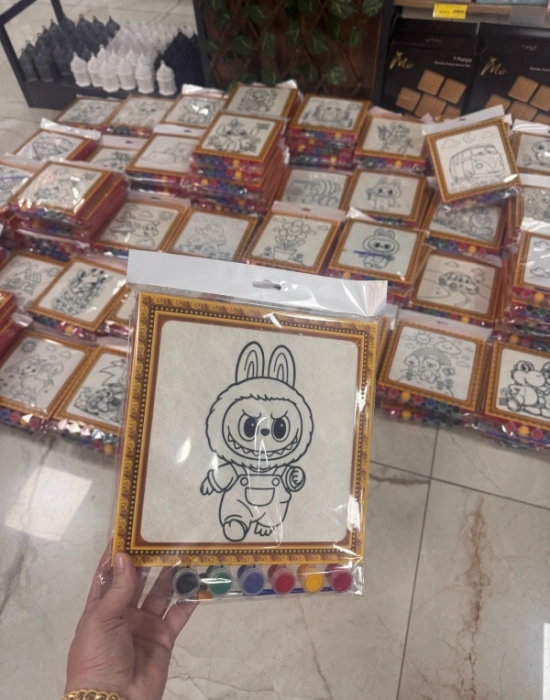 Kanvas Boyama Seti Fırça Hediyeli