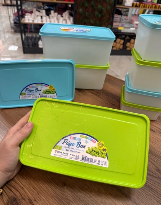 FR GO 2 L Derin Dondurucu Saklama Kabı Buzluk Kabı No Frost 26,5 X 15.5 X 7 CM