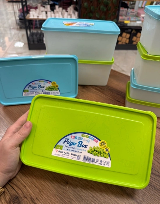 FR GO 2 L Derin Dondurucu Saklama Kabı Buzluk Kabı No Frost 26,5 X 15.5 X 7 CM