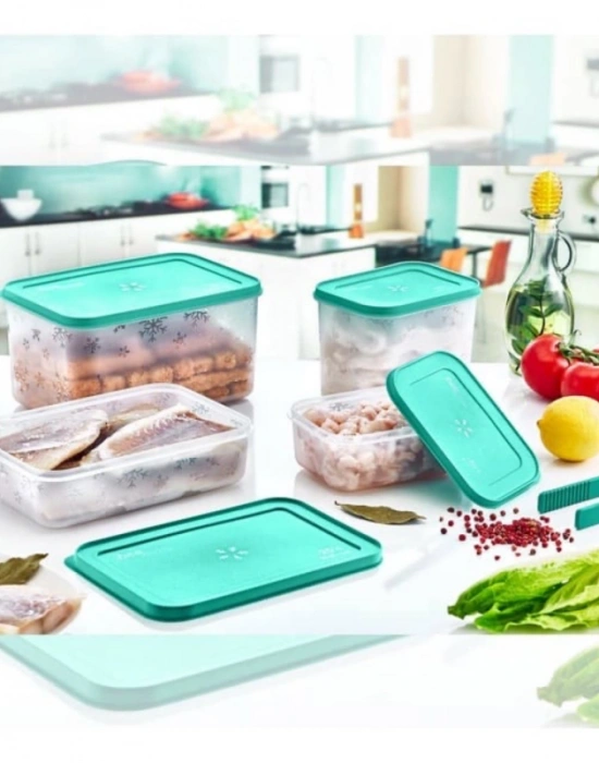 FR GO 1.1 L Derin Dondurucu Saklama Kabı Buzluk Kabı No Frost 14 X 12.5 X 10CM