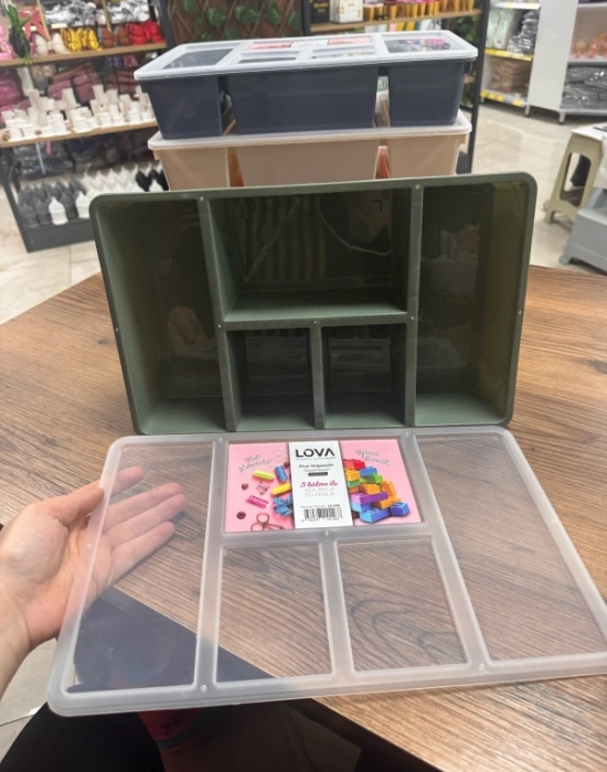 LV. 5 Bölmeli Organizer 38 x 24 x 7.5 cm LV146
