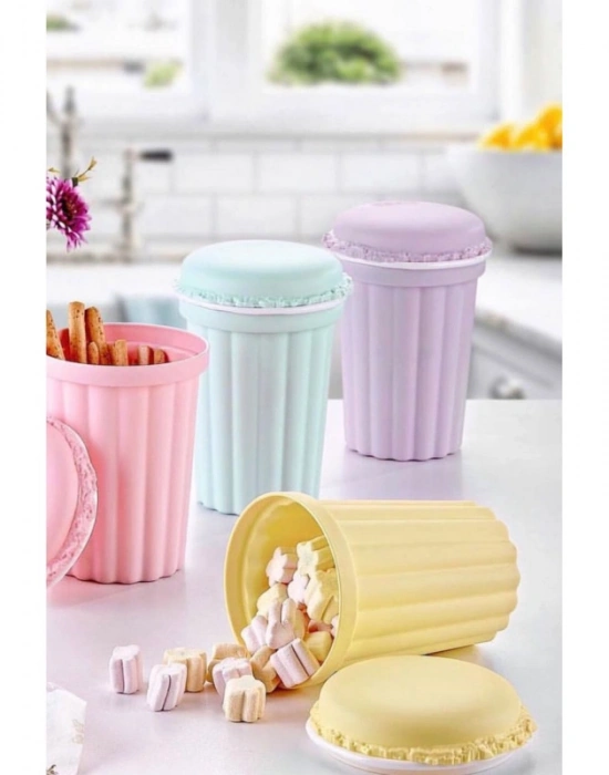 LV. Makaron Uzun Saklama Kutusu Kabı 1200ml 19 x 9 cm