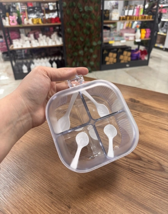 LV. 4 Bölmeli Kulplu Baharatlık Veya Takı Organizer Herborn Spice Organizer LV295