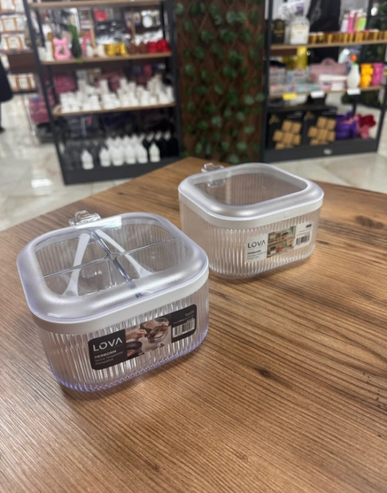 LV. 4 Bölmeli Kulplu Baharatlık Veya Takı Organizer Herborn Spice Organizer LV295