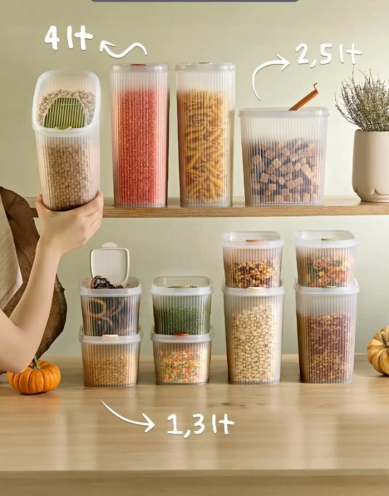 LV. 4 Litre Erzak Kabı 4 Renkli Adet