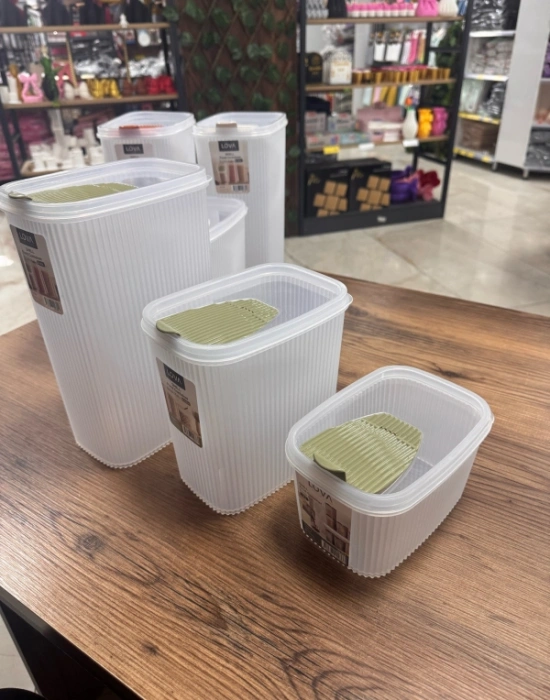 LV. 4 Litre Erzak Kabı 4 Renkli Adet