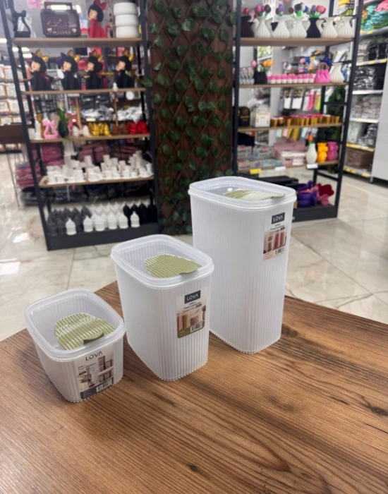 LV. 2,5 Litre Erzak Kabı 3 Renkli Adet