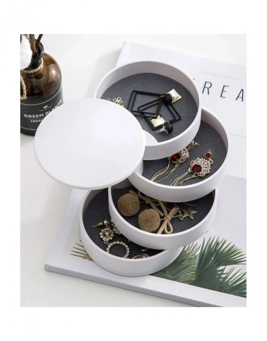 LV. Aksesuar ve Takı Organizer Beyaz 10 x 10 Cm