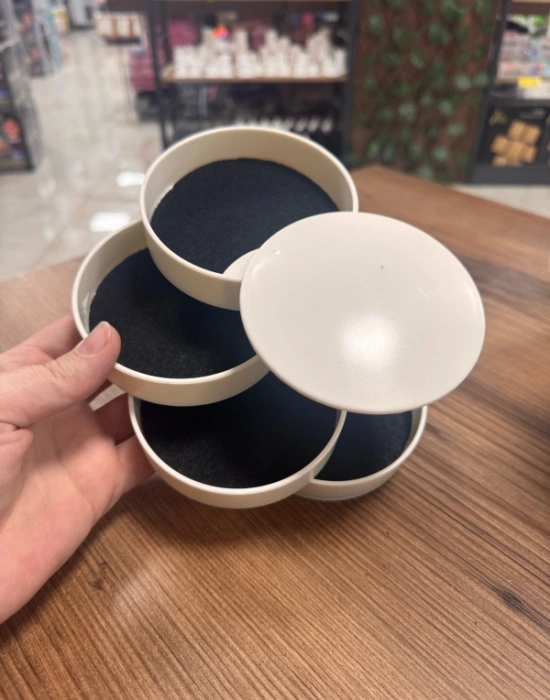 LV. Aksesuar ve Takı Organizer Beyaz 10 x 10 Cm