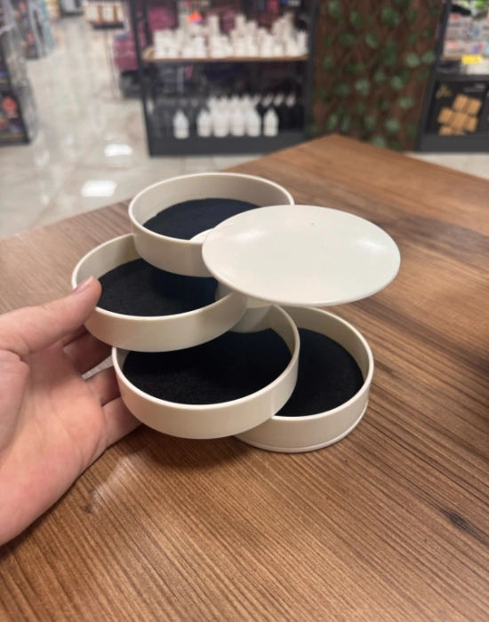 LV. Aksesuar ve Takı Organizer Beyaz 10 x 10 Cm