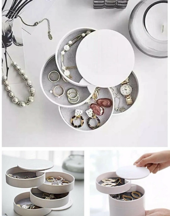 LV. Aksesuar ve Takı Organizer Beyaz 10 x 10 Cm