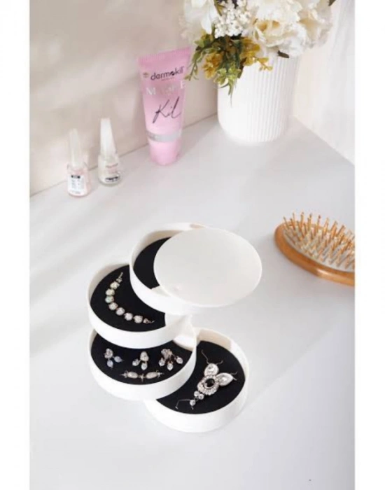 LV. Aksesuar ve Takı Organizer Beyaz 10 x 10 Cm