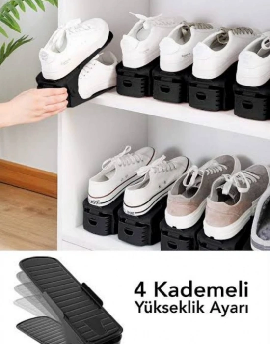 T. Ayarlı Ayakkabı Rampası Siyah