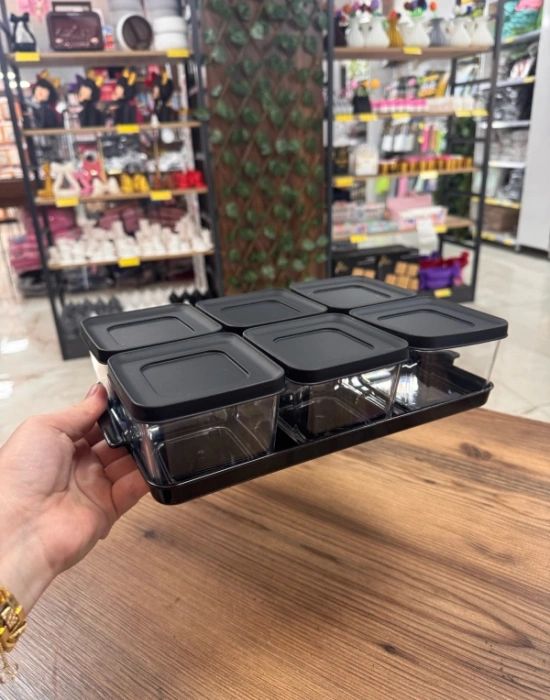 Brns 6Lı Kahvaltı Seti Tepsili Renkli