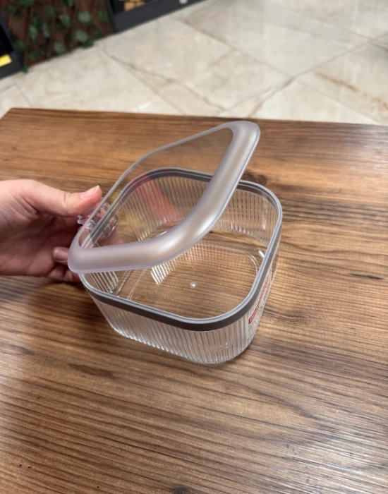 Brns  1.1 Litre Kulplu Baharatlık Veya Takı Organizer Herborn Storage Organizer Gümüş