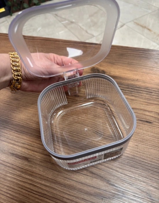 Brns  1.1 Litre Kulplu Baharatlık Veya Takı Organizer Herborn Storage Organizer Gümüş