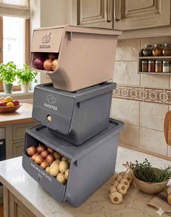 Brns 33 LT Modubox Saklama Kabı Renkli