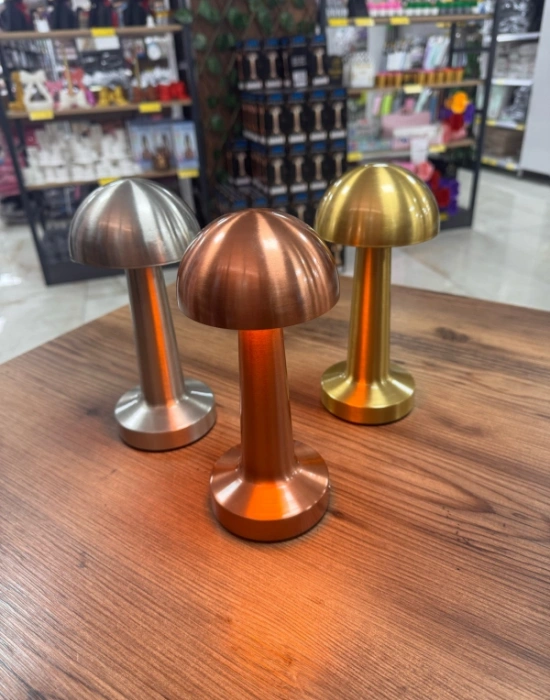 Ç. Gümüş Mantar Lamba Gece Lambası