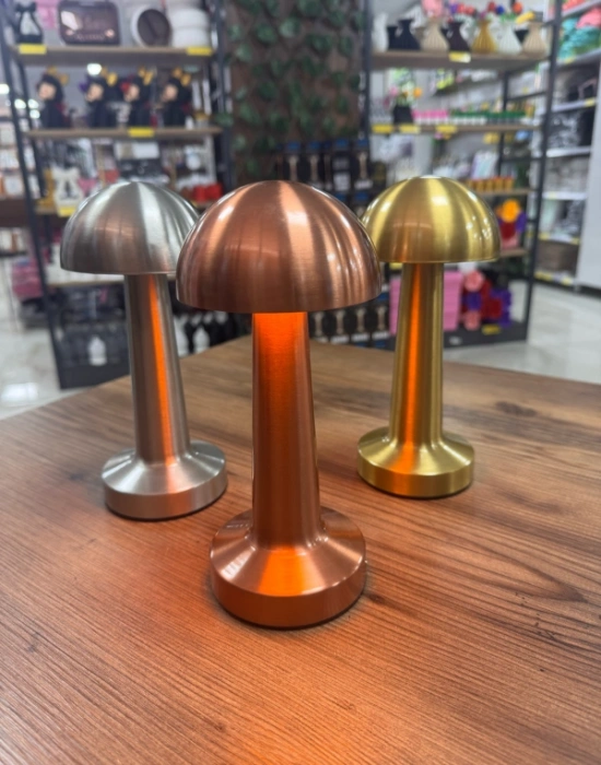 Ç. Gold Mantar Lamba Gece Lambası