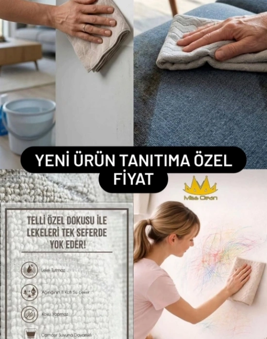 Miss Leke Tanımaz Yer Bezi Mikrofiber Bez 40 x 60 CM