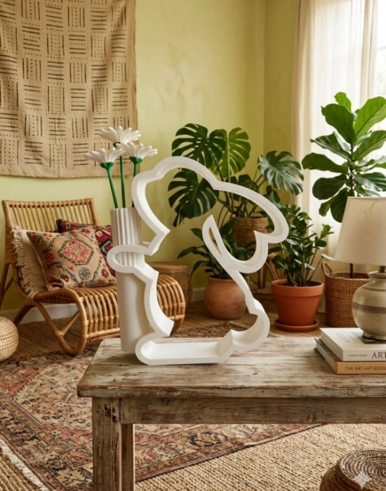 Km Group Tavşan Model Vazo Renkli