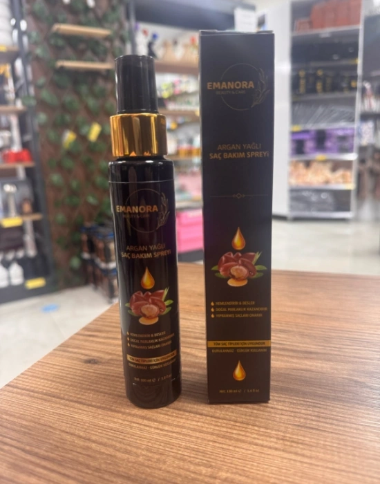 E. Argan Yağlı Saç Bakım Spreyi Saç Güçlendirici Sprey Tüm Saç Tipleri İçin