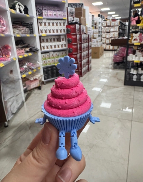 Cupcake Model 6cm Sevimli Mini Kahve Köşesi Obje Biblo