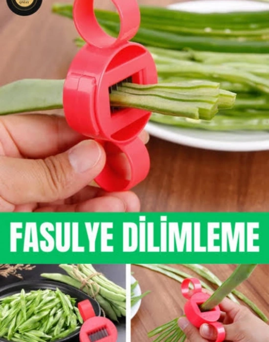 TK. Pratik Fasulye Ayıklama Aparatı Fasulye Dilimleyici 7 Dilimli