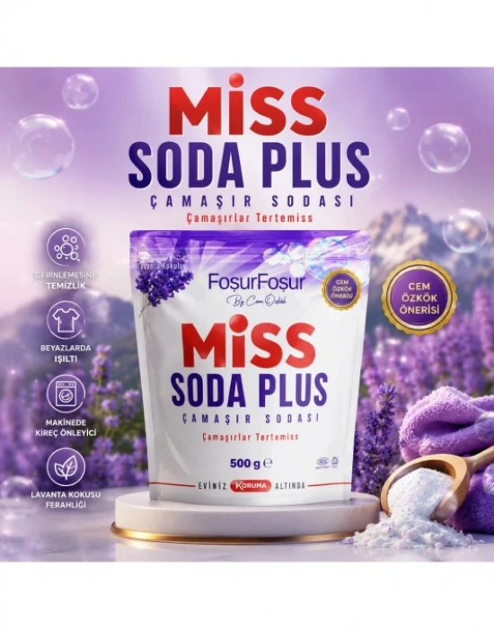 Miss Soda Plus Lavanta Kokulu 500 Gr