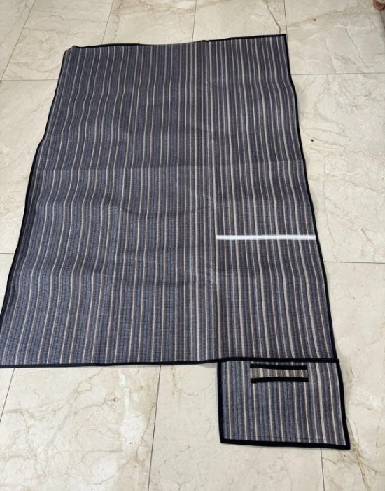 Lüks Model Kalın Piknik Matı Hasır Piknik Örtüsü Su Geçirmez Kumaş 200 x 144 cm