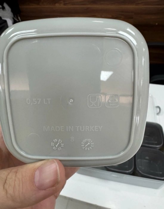 W. Taşıma Çantalı 6Lı Kapaklı Saklama Kabı Piknik Kutusu