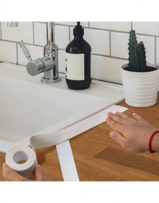 CT. İzola Beyaz Su Sızdırmaz Lavabo Kenar Bandı (3.2m)