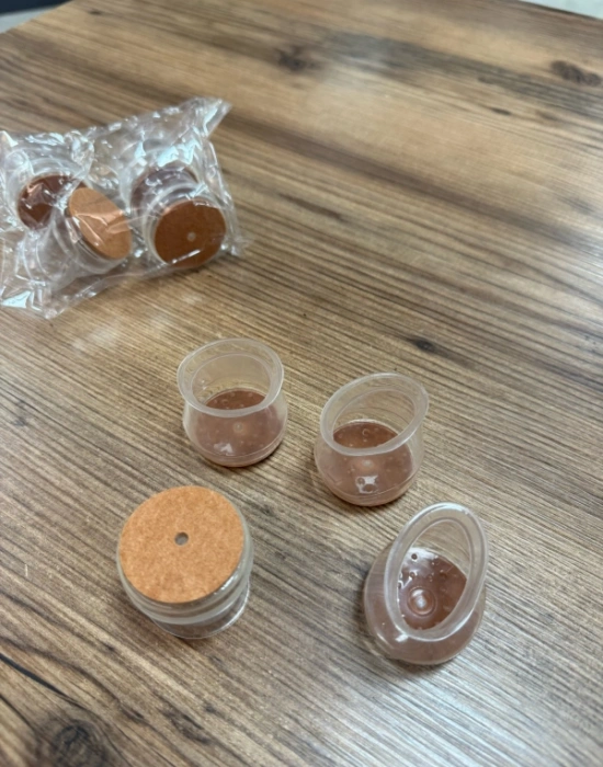 CT. 4lü Keçeli Şeffaf Silikon Sandalye Ayak Koruyucu Seti