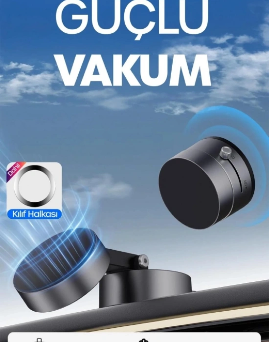 CT. Mıknatıslı Katlanabilir Telefon Tutucu Torpido ve Cam Uyumlu