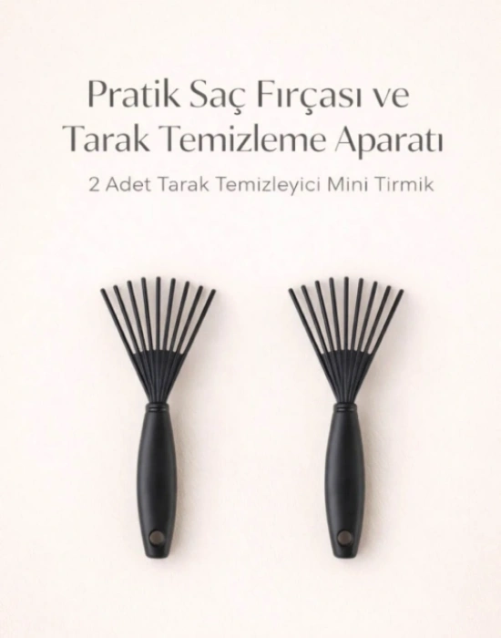 CT. Pratik Saç Fırçası ve Tarak Temizleme Aparatı 2 Adet