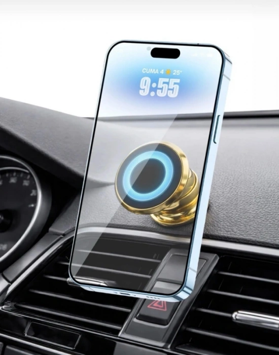 CT. Metal Telefon Tutucu Torpidoya Yapışan Mıknatıslı