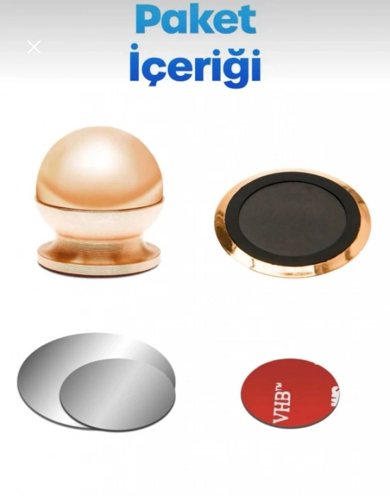 CT. Metal Telefon Tutucu Torpidoya Yapışan Mıknatıslı