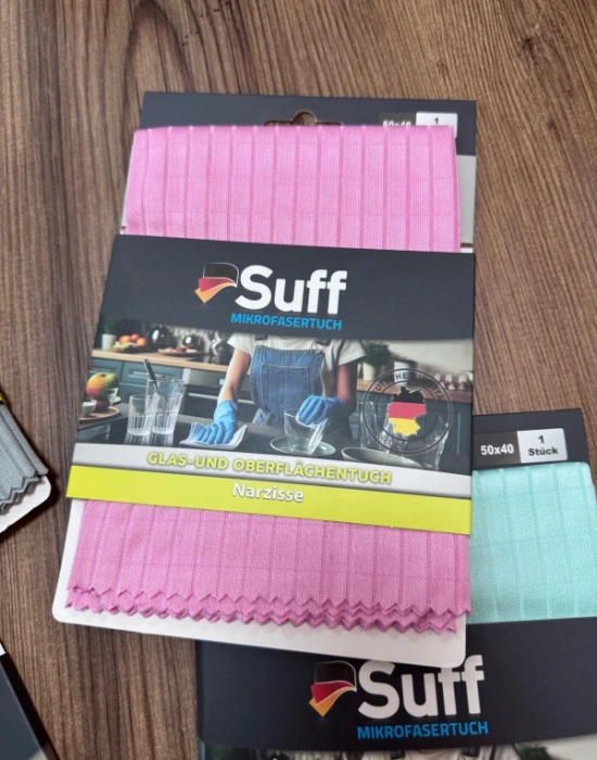 Suff Mikrofiber Narzisse Nergis Cam Ayna Bezi 40X50