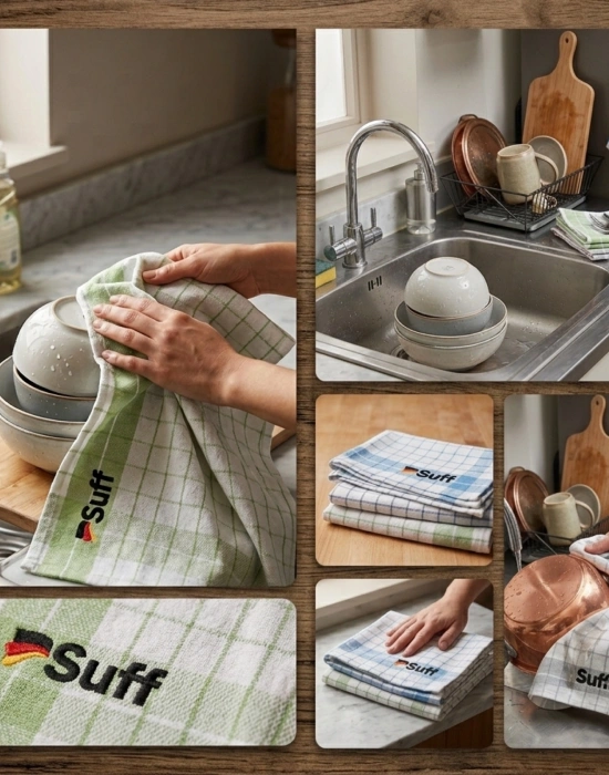 Suff Cam Ve Yüzey Temizleme Bezi Mikrofiber Altın Serisi 40X60