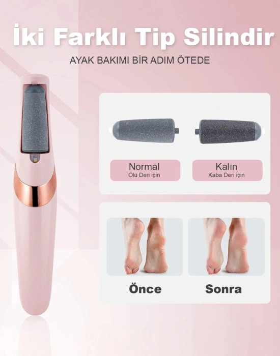 Şarjlı Ayak Törpüsü - Pedikür ve Ayak Bakım Aleti